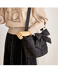 리본 패딩 토트백_T2512AG006D