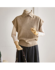 하이넥 카라 니트조끼_T2512KV610D