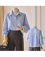 뒷주름 유니크 셔츠_T2602BL025A