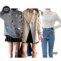 [올리비에스클로젯외]겨울템 준비~ 니트/코트/가디건/티셔츠/점퍼외 SALE