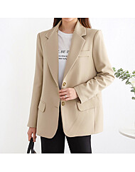 테일러드카라 싱글 투버튼 박시 자켓_PM2508JK016C