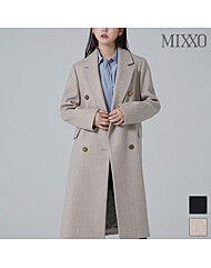 미쏘 테일러드 카라 더블버튼 롱코트_MIWJHA102B-T