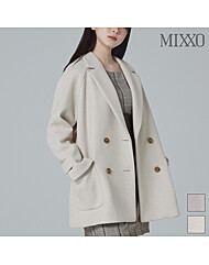 미쏘 테일러드카라 더블 박스핏 자켓_MIWJKA101C-T