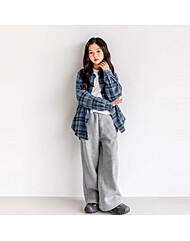 버블트리 [P435]멜팅와이드기모팬츠