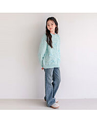 버블트리 [P441]베키본딩데님팬츠