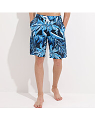 블레오[BLEO] 남자 4부 레쉬가드 비치웨어 블루 반바지