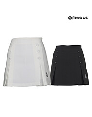 보스케 페라어스 여성 골프 버튼 주름 스커트