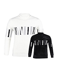 보스케 남성 봄 가을 골프웨어 골프 패턴 캐주얼 긴팔 니트 L11102329