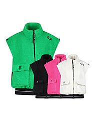 보스케 여성 겨울 골프웨어 골프 뽀글이 하이넥 조끼 L3640