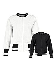 보스케 여성 가을 골프 시보리 배색 바람막이 점퍼 LB25091