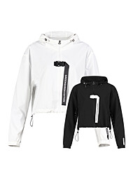 보스케 여성 가을 골프웨어 골프 크롭 메쉬 후드 집업 점퍼 LB251144