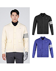 보스케 남자 겨울 골프웨어 골프 카라 방풍 니트 가디건 LB251215