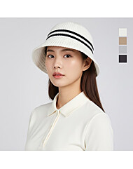 보스케 여성 골프 스트라이프 니트 버킷햇 벙거지 모자 LB260323127