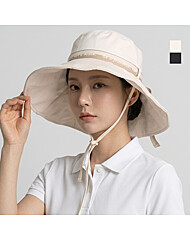 보스케 여성 골프 레터링 리본 버킷햇 벙거지 모자 LB2606251101
