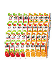 델몬트 드링크 190ml 사과 + 오렌지 혼합 32개