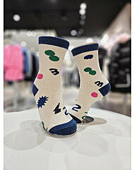 휠라 X 수수진 패턴 양말 FK3SCF5S01X BOW