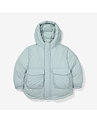 CLOUD 숏 후드 다운 FK2DJF4107X SAG