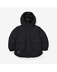 CLOUD 숏 후드 다운 FK2DJF4107X BLK