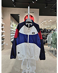 컬러블록 매쉬 바람막이 자켓 FK2JKG1601M OWH