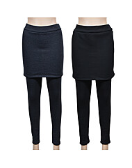 [보신각]따뜻한 융기모 치마일체형 레깅스