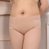 [럭센스]쟈가드망사 누디 빅사이즈 여성맥시팬티