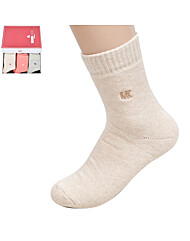 미치코런던 부드럽고 도톰한 숙녀 파일 중목 양말0056uy