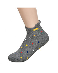 편안한 착용감 도트패턴 파일 숙녀 뒷꿈치 커버 골프 양말0029hh