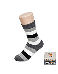 컬러풀한 배색 디자인 숙녀 패션 중목 양말0041yt