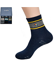 컬러 배색 라인 디자인 신사 캐주얼 중목 양말0060vb