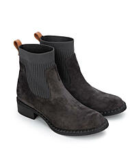 (젠틀솔) W9B90040W71GS  미끄럼방지 볼편안한 여성첼시 부츠 (3CM)