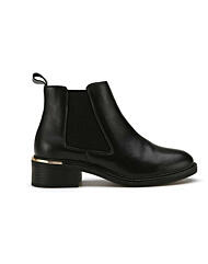 (비제바노) W9BE0422W11VG 미끄럼방지 볼편안한 여성 첼시부츠 굽(4CM)
