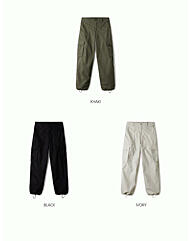 여성용 와이드 카고 팬츠/ Wide Cargo Pants(F) (WHTAE4921F)