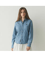 여성 Steve Denim Shirts(Slim Fit) WHYJE4933F