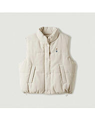 후아유 여성 Corduroy Padding Vest WHVWE4912F