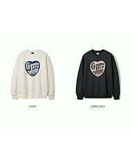 공용 하트 스탬프 노기모 맨투맨 / Heart Stamp Sweatshirt (WHMWE4903U)