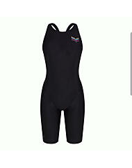 여성 선수 4부반신 크로스백  실내수영복 (끈주머니 증정)A3FL1CE01 BLK