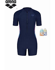 여성 일반 브라컵 내장형 반팔 슈트  수영복( 끈주머니증정) (A4SL1LI02)