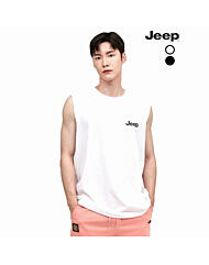 Jeep 지프 남여공용 등판 나침반 프린트 나시 (JO2TSU601)