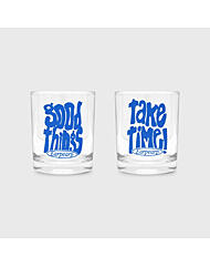 GOOD THINGS TAKE TIME-BLUE(소주잔) (E2208_0541)