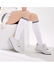 여성용 링글 페이크 니삭스 골프 스타킹