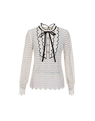 샤틴 하트패턴 프릴 포인트 블라우스 S231c205