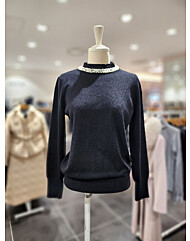 진주넥 포인트 니트S244k951