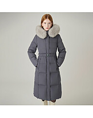 탈부착 퍼 롱 구스다운 패딩S244m855