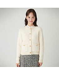 부클 니트 가디건S244b957