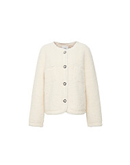 버튼 포인트 부클 자켓S244c104