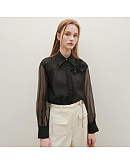 플라워 포인트 노방 블라우S251m254