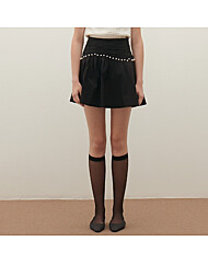 진주장식 플레어 미니스커트S253b351