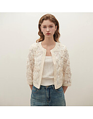 플라워 자수 레이스 자켓 S253m152