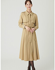 트렌치형 롱원피스S243m662