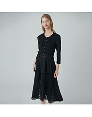 벨티드 니트 원피스S243s951